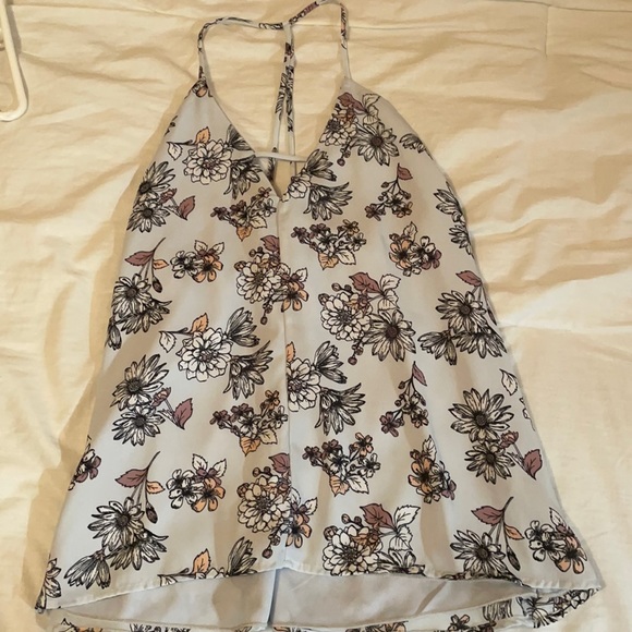 Floral tank top. Small/medium. - Picture 1 of 3